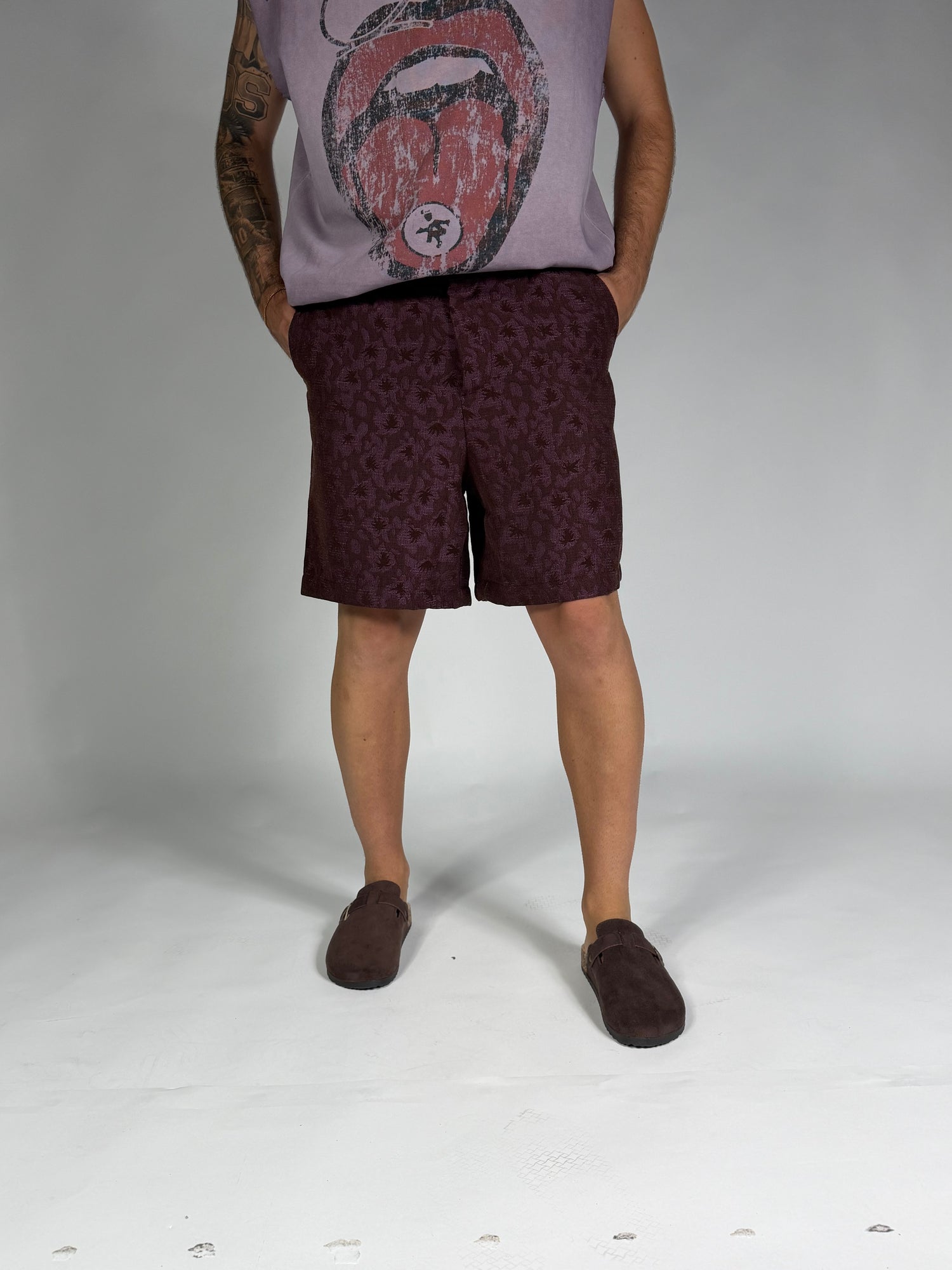 Shorts Tempure Purple Minimal