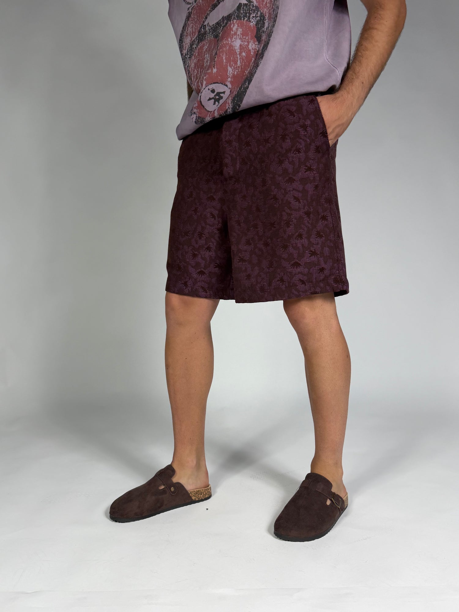 Shorts Tempure Purple Minimal