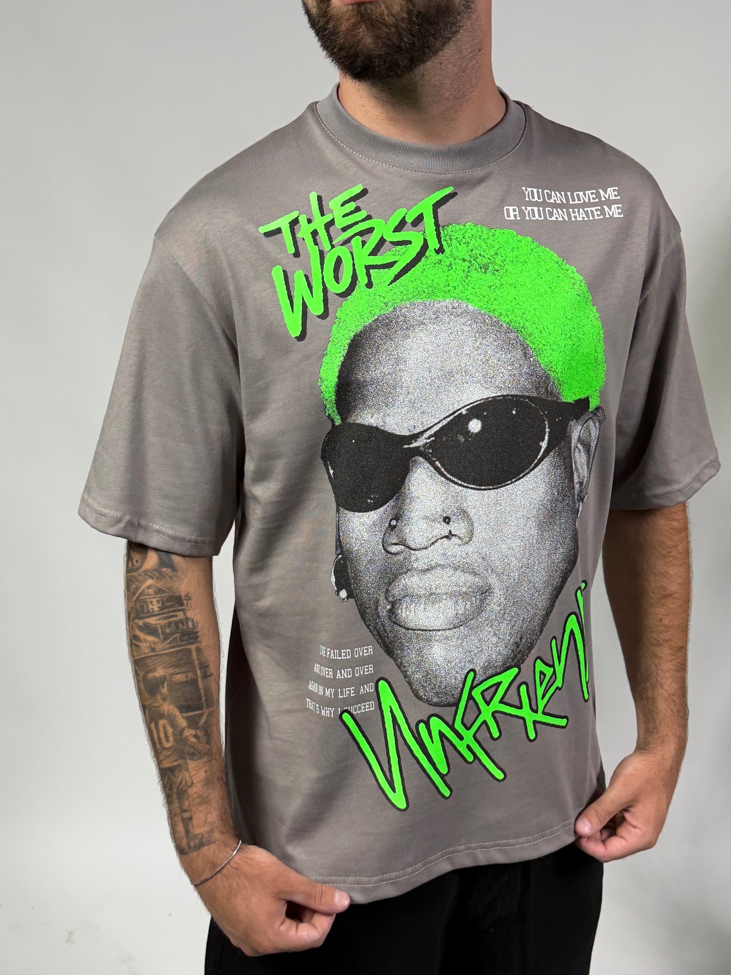 T-Shirt The Worst Grey